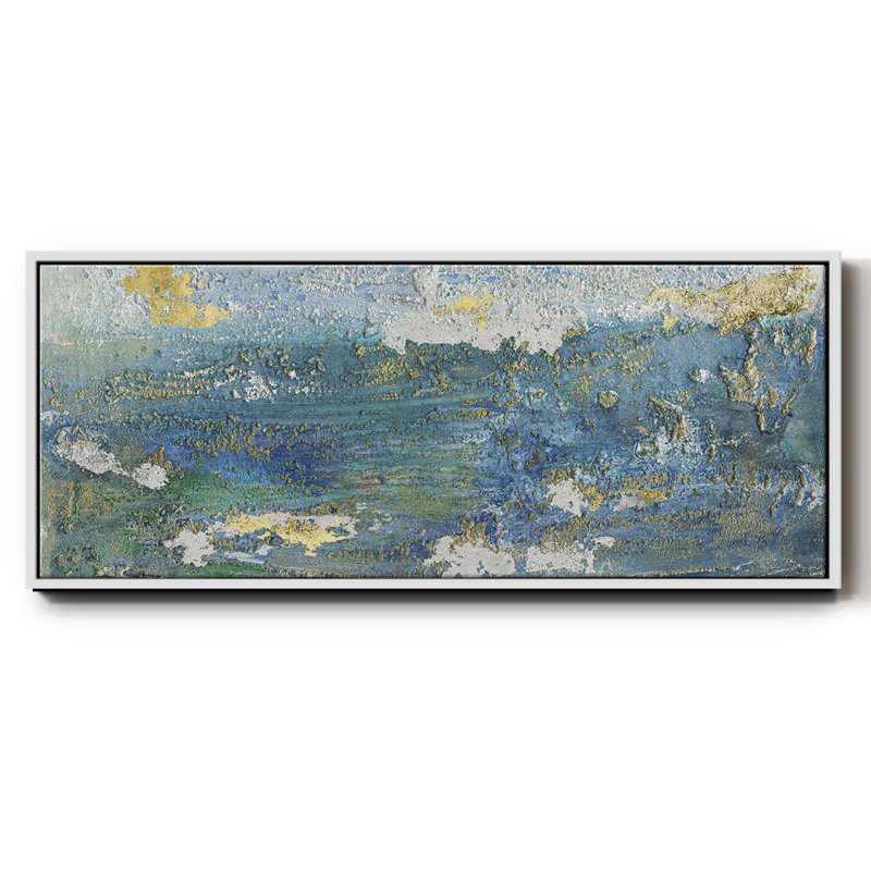 Sparkling Sea I- Framed Canvas