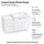 Meuble-lavabo flottant cube 36 "(RTA)