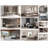 Sapan Upholstered Wall Panels - King/Cal King Size Wall Mounted Headboards - Micro Suede Neutral Sand -Twin/King - Set of 4 Modular Panels-92323293-134167893
