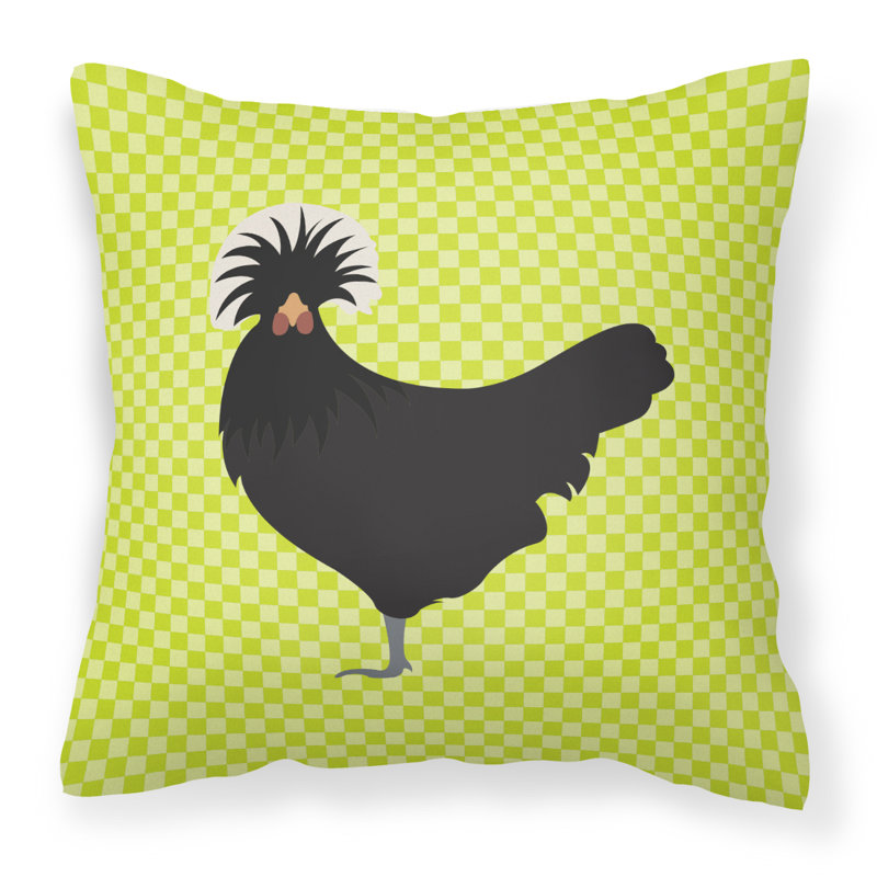 Coussin extérieur carré, Vert, 18 po x 18 po