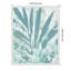 Aqua Palms II by June Erica Vess Framed Canvas Wall Art Print-102458601