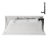 Streamline 66 in. x 32 in. Acrylic Right-Hand Drain Alcove Bathtub in Glossy White With External Drain-108366687