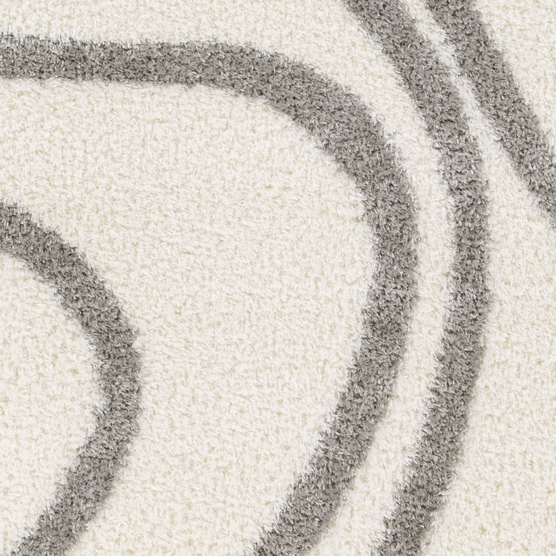 Autherine Abstract Indoor Rug, Rectangle 5'3" x 7'