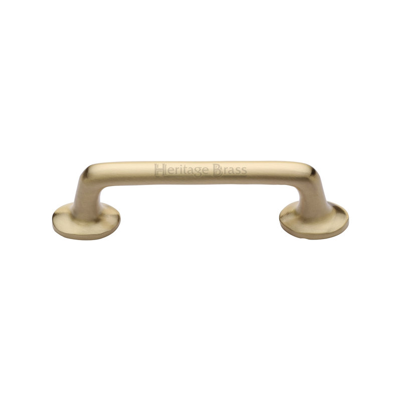 Heritage Brass Heritage Cabinet Pull Traditional Design, Satin Brass, 1.1cm H x 12.7 Wcm x 3.2cm D