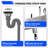 Stainless Steel Freestanding Sink Station | 39.4-inch Wide Multi-functional Kitchen Prep Sink | Silver Adjustable Height Utility Sink With Faucet & Drain Pipes