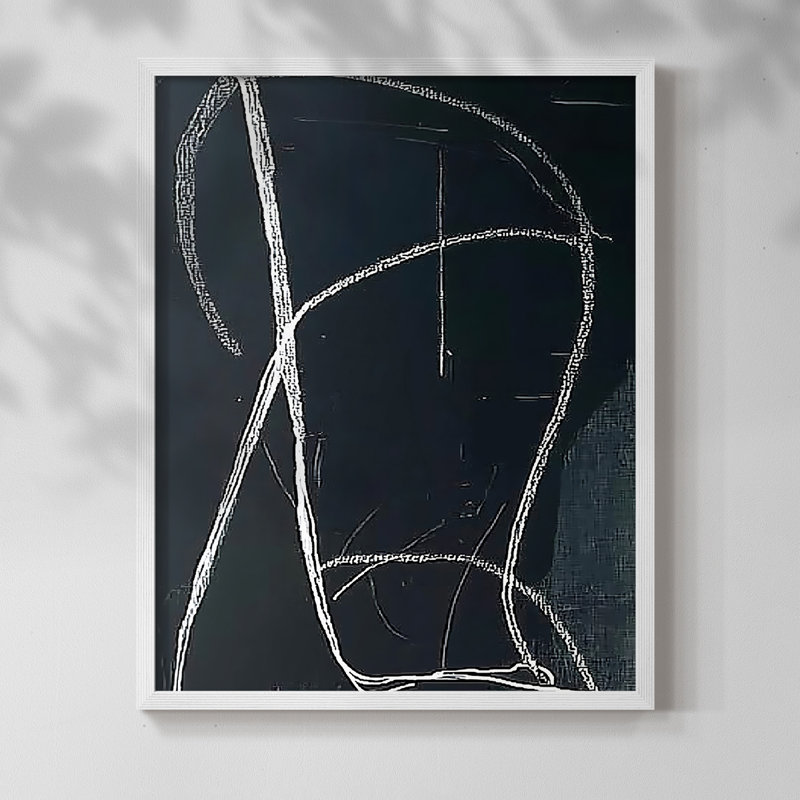 "ABSTRACT Series DCxxxl" par J Paul, Blanc / Blanc