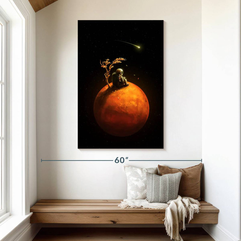 Kelan Stranded Astronaut, 48" H x 32" W