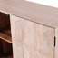 Unité de rangement géométrique fabriquée à la main en bois de manguier - Organisez votre armoire pratique