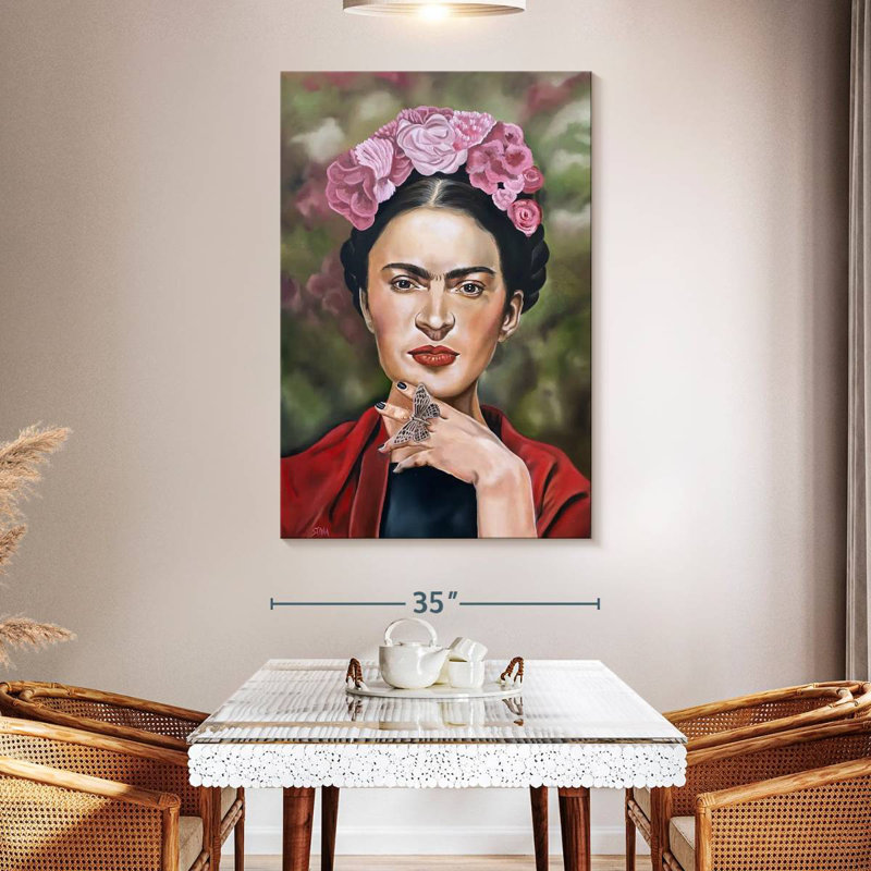 Leisha I Was Born A Painter, 51" H x 34" W