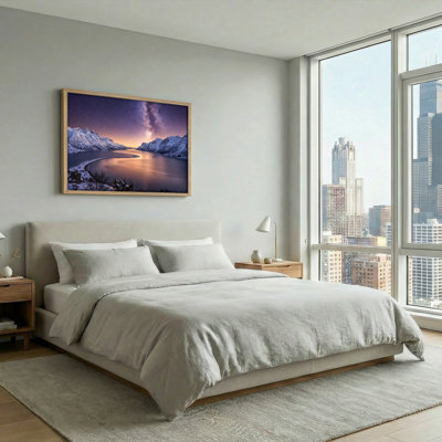 Ciel étoilé, reproduction d'art sur toile, ensemble de 1