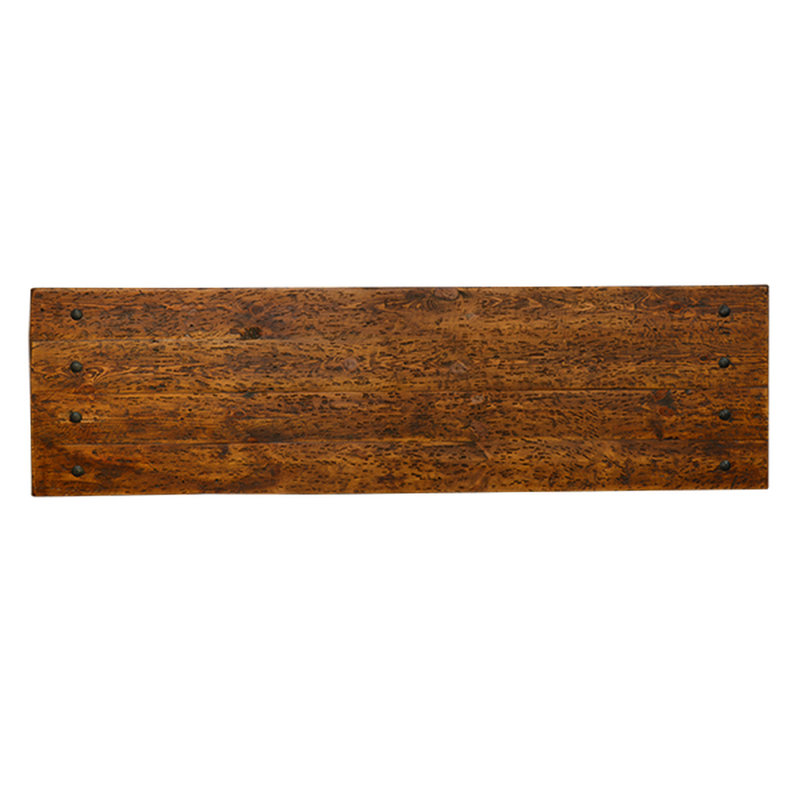 Dartanyan 79'' Solid Wood Top Console Table
