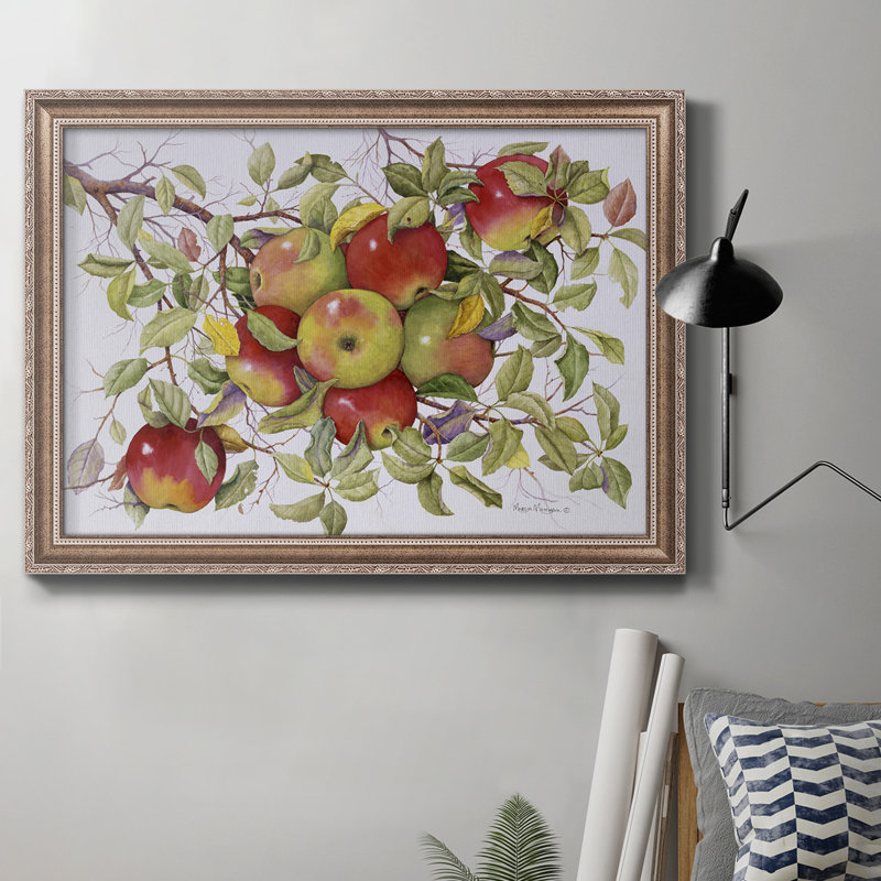Pommes - reproduction de cadre photo sur toile, H 24 po x l 36 po x P 2,5 po