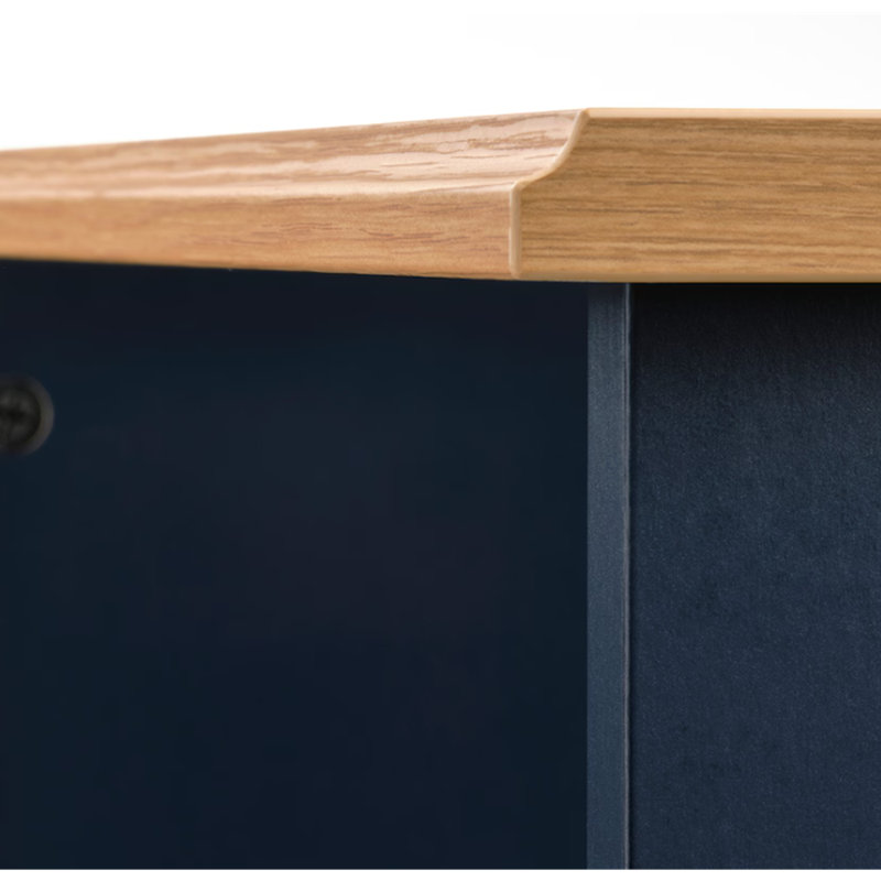 Table basse, bleu-noir, 23 5 / 8x23 5/8 "