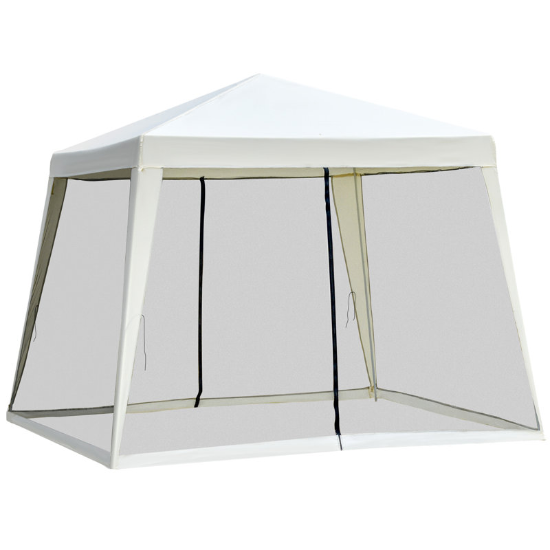 Mcclinton 3m x 3m Steel Party Tent, Cream