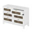 Commode rustique à 6 tiroirs-134307376