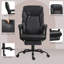Fauteuil de direction avec repose-pieds HOMcom