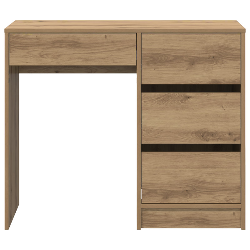 Writing Desk Engineered Wood Medium, Artisan Oak