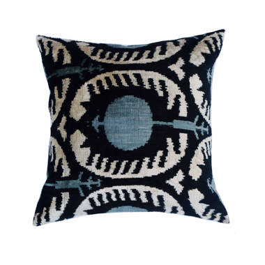 Bazar Silk Ikat Lumbar Pillow