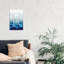 Blue Reflections 1 Piece Painting on Canvas-1764782758-1827382744