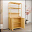 Support de rangement multi-scène haute capacité à deux portes de 64 pouces de hauteur, parfait pour organiser et maximiser l'espace dans n'importe quelle pièce