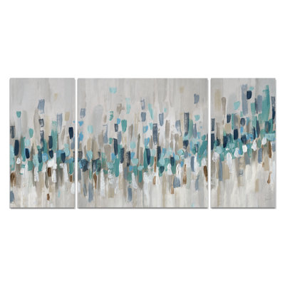 " Blue Staccato " Painting Print