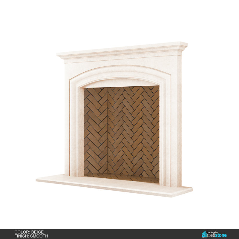 Manchester Fireplace Surround, Smooth Beige