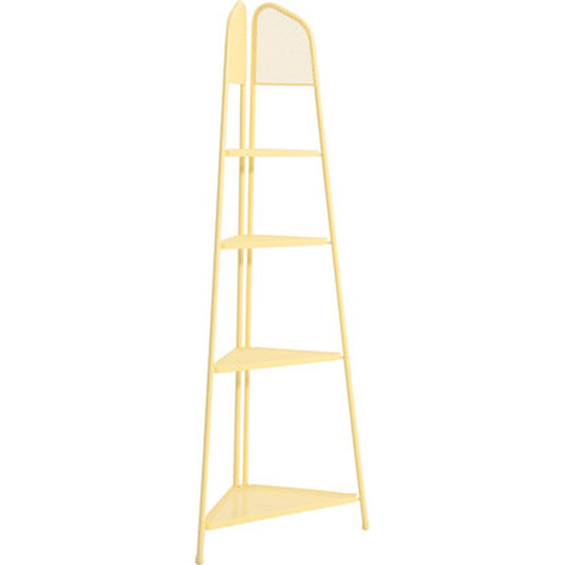 Ekko 180cm H x 48cm W Corner Bookcase, Yellow