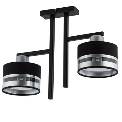 Daarina Fabric Semi Flush Mount