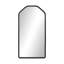 Prynne Mirror-Black Aluminum