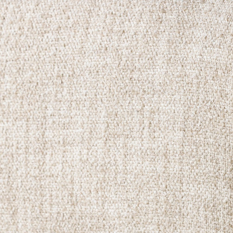 Canapé à accoudoirs arrondis 85 po Tate, Tissage texturé crème Yuma Performance