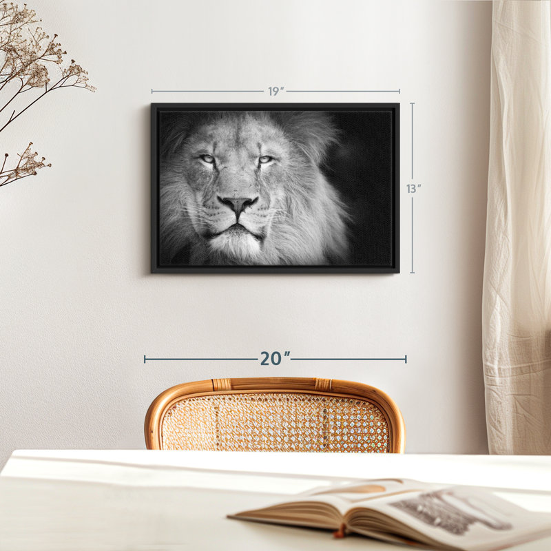 " Lion Portrait ", 19" H x 13" W