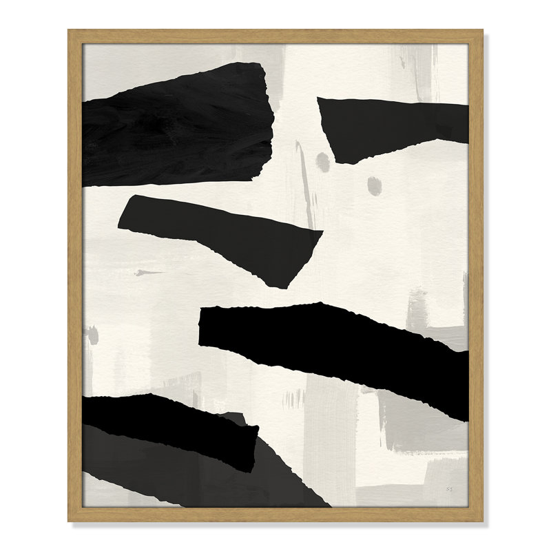 «Mountain Paths II» par Susan Jill - Art encadré avec fond perdu, H 25,5 po x l 21,5 po x P 0,75 po, Brun
