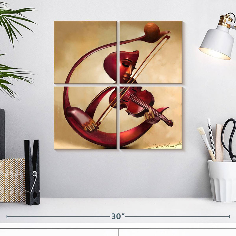 Leisha Ethereal Strings, 18" H x 18" W