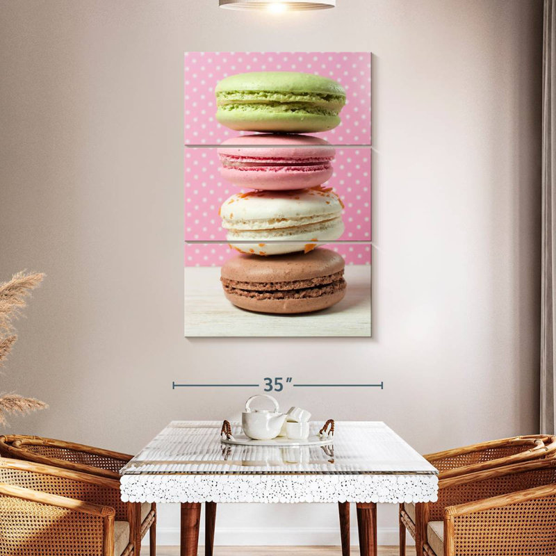 Yarlin Stacked Macarons, 65" H x 42" W