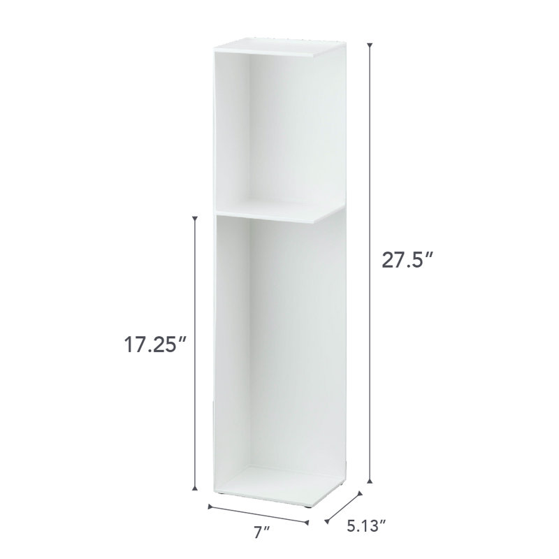 Stockeur de papier hygiénique mince Yamazaki Home Tower - Acier - Blanc, Blanc