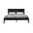 King Size Platform Bed Frame, Solid Wood Bed with Headboard & Footboard, 12 Sturdy Slats with Centre Metal Legs, No Box Spring Needed, Noise-Free & Anti-Slip, Easy Assembly, Ebony Oak Finish-780685266-780685271