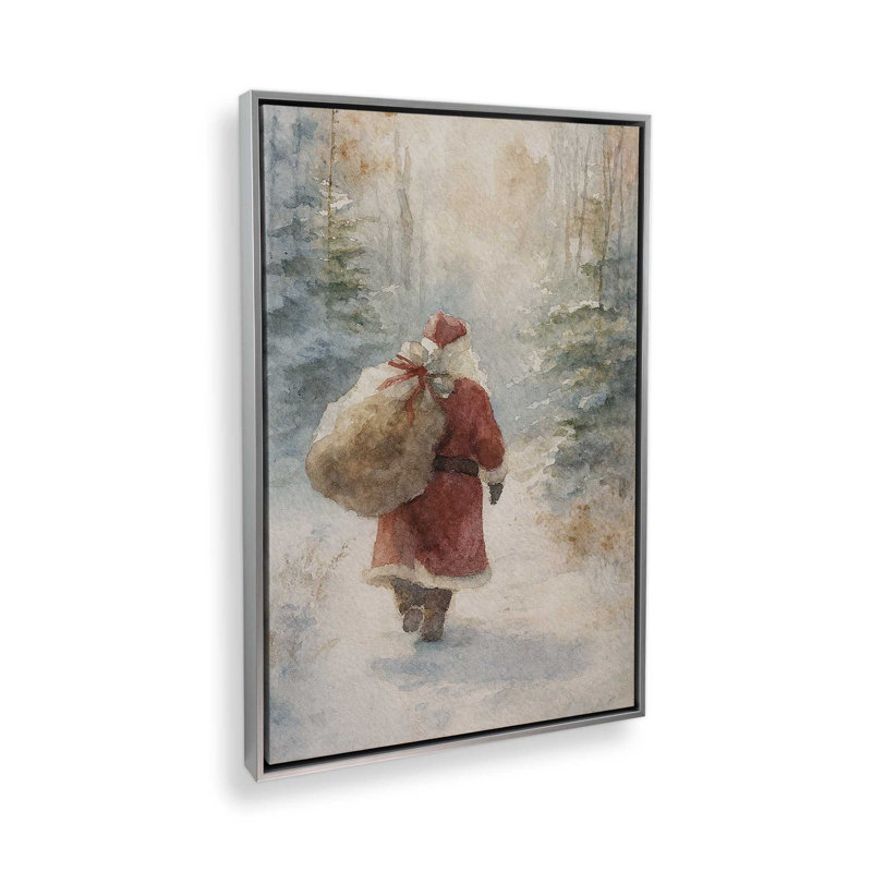 «Winter’s Journey», reproduction d'art sur toile, Chrome poli, H 18,75 po x l 12,75 po