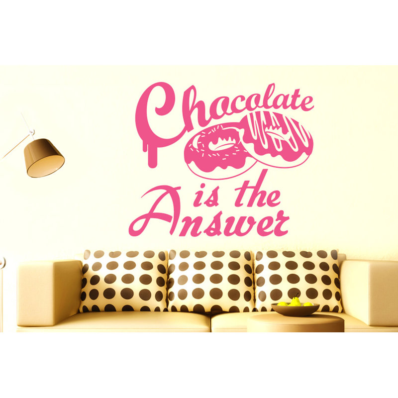 Food & Beverage Wall Decal, Pink, Medium