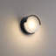 UltraBeam 6 Watt LED Round Outdoor LED Wall Light With Eyelid - 150mm Diameter-135318341