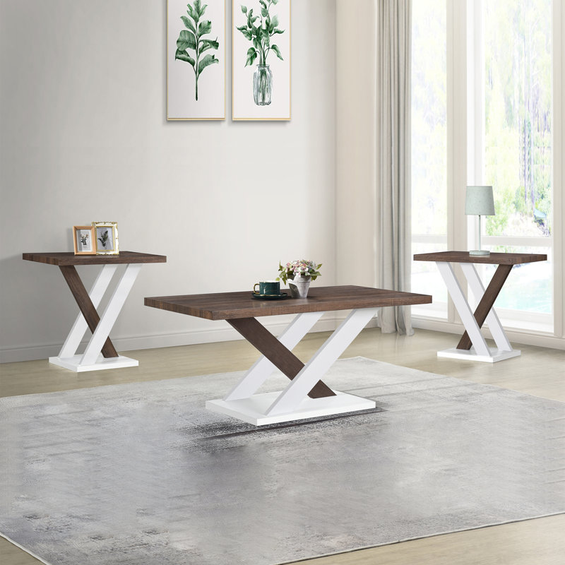 Ensemble de tables basses 3 pièces Aschwin