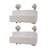 Joseph Joseph EasyStore 2-Piece Corner Shower Caddy Set
