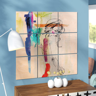 Rainbow par Holly Sharpe - Ensemble d'impressions d'images sur bois