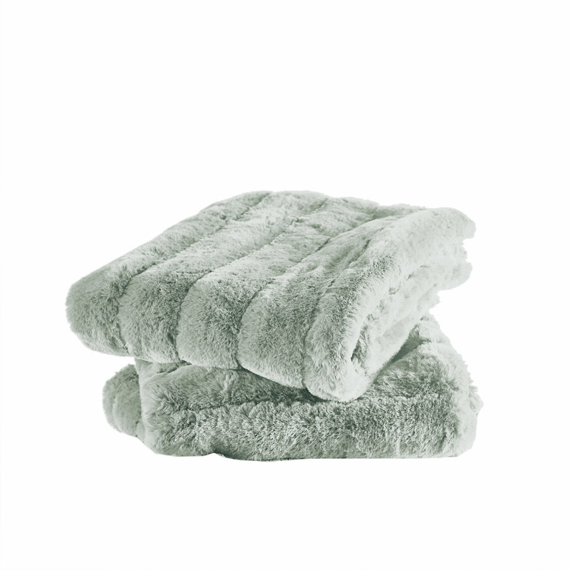 Housse de coussin Supermink, Duvet gris