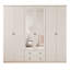 Kaylah 6 Door Manufactured Wood Wardrobe