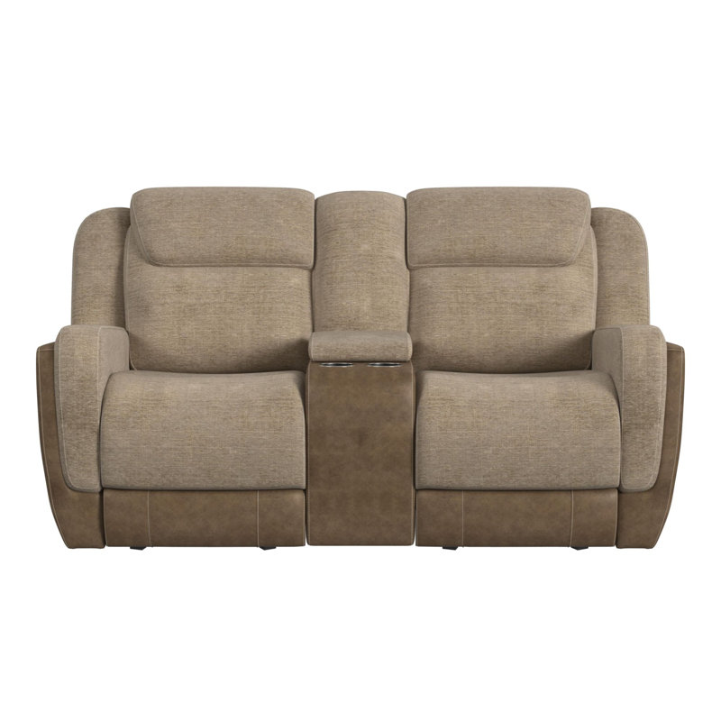 Causeuse avec glissière Motion, Polyester beige