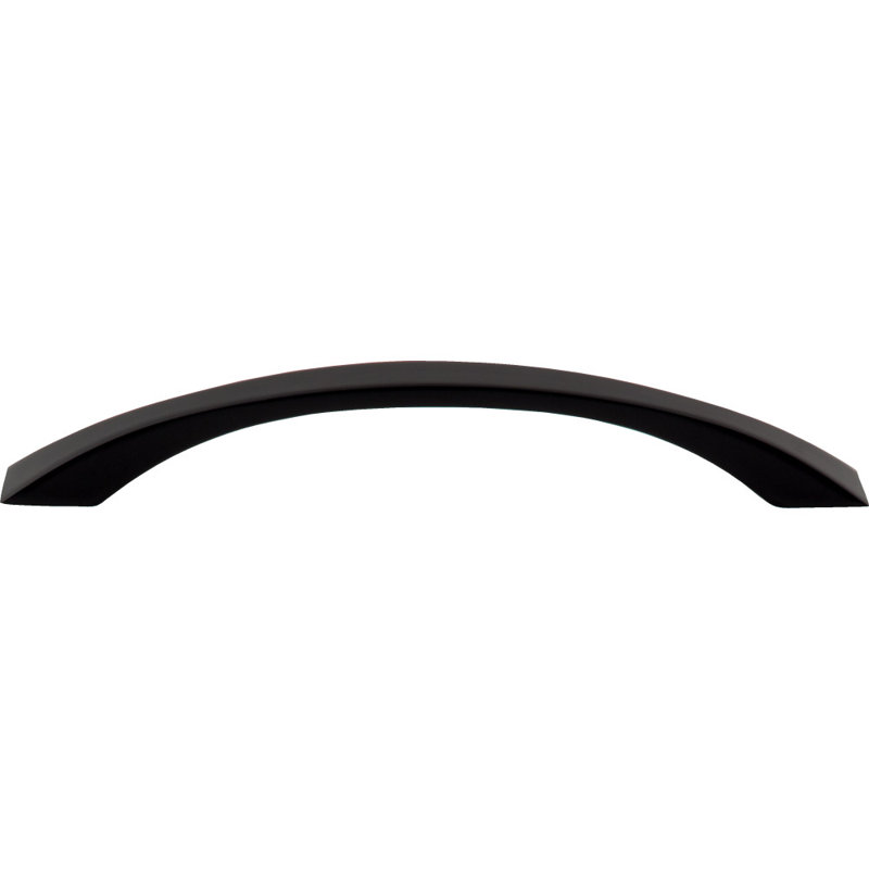 Philip Arch Pull, Matte Black, 3 3/4"