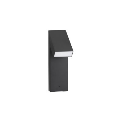 Black Integrated LED Metal Bollard Light