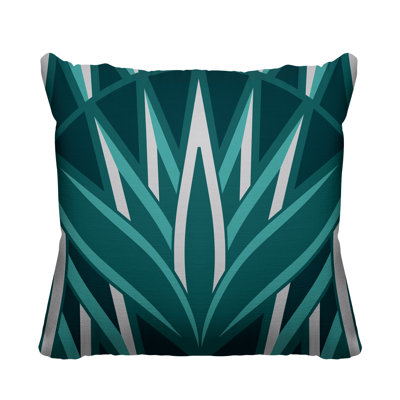 Housse et insert de coussin d'extérieur carré Bloom Tribal