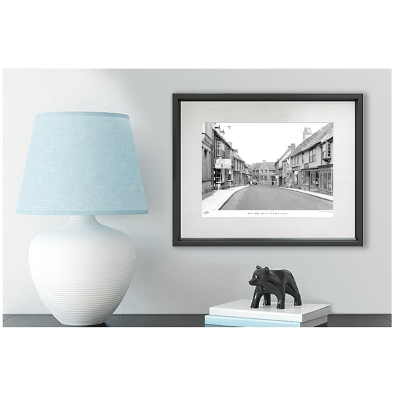 Bruton, High Street C1955 - Single Picture Frame Print, 28cm H x 36cm W x 2.3cm D