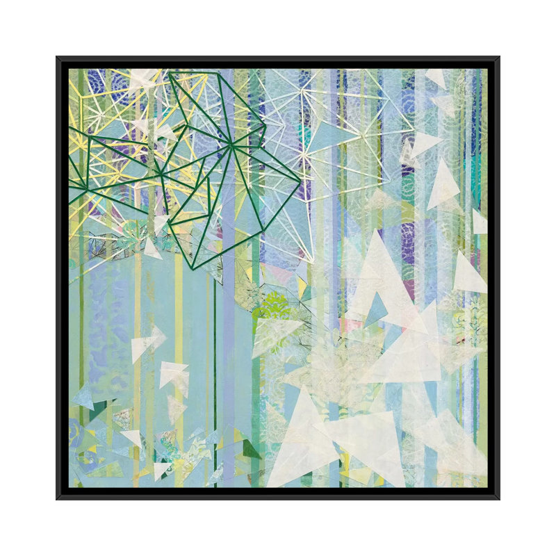 «Hanging Around II», impression sur toile tendue, H 18 po x l 18 po x P 1,5 po, Toile avec cadre noir, Pas de tapis